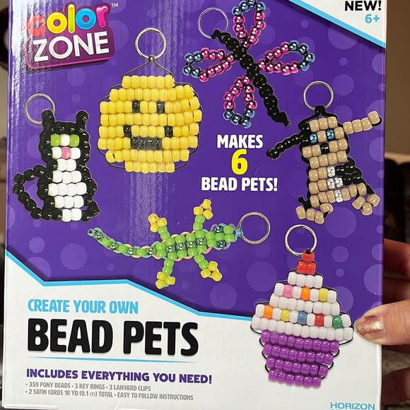 New Kids Color Zone Create Your Own DIY Bead Pets Kit Ages 6+ - Picture 1 of 3